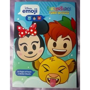 Disney Stickertivity Funny Emoji Faces Book